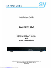 SY SY-HDBT-282-S Installation Manual