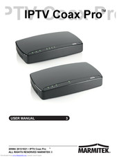 Marmitek IPTV Coax Pro User Manual