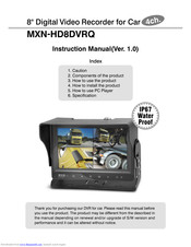 MXN MXN-HD8DVRQ Instruction Manual