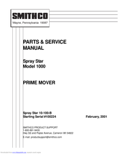 Smithco Spray Star 1000 Parts & Service Manual