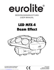 EuroLite LED MFX-4 Beam Effect User Manual