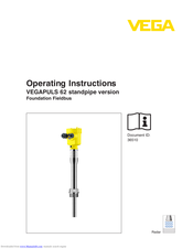 Vega VEGAPULS 62 standpipeversion Operating Instructions Manual