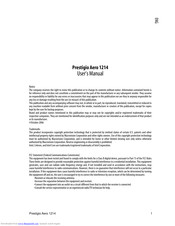 Prestigio Aero 1214 User Manual