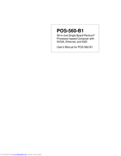 Advantech POS-560-B1 User Manual