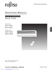Fujitsu ASY17AS Operating Manual