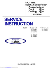 Fujitsu AR*G30LMLE series Service Instruction