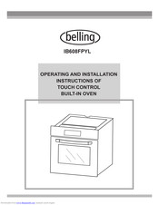 belling IB608FPYL Operating And Installation