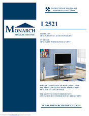 Monarch Specialties I 2521 Assembly Instructions Manual