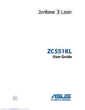 Asus ZenFone 3 Laser ZC551KL User Manual