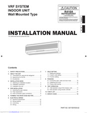 Fujitsu ASYA18L Installation Manual