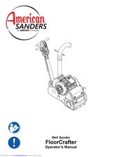 American Sanders FloorCrafter 8 07104B Operator's Manual