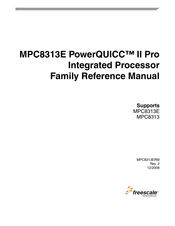 Freescale Semiconductor MPC8313 PowerQUICC II Pro Family Reference Manual