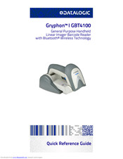 Datalogic Gryphon I GBT4100 Quick Reference Manual