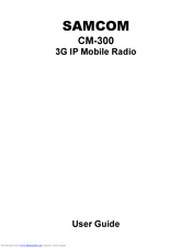 SAMCOM CM-300 User Manual