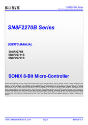 SONiX TECHNOLOGY CO. SN8F2271B User Manual