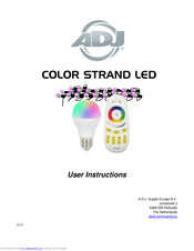 ADJ COLOR STRAND LED User Instructions