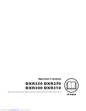 Husqvarna DXR-310 Operator's Manual