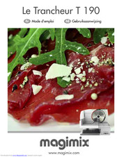 MAGIMIX T190 Instructions For Use Manual