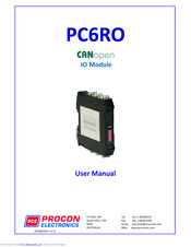 PCE Electronics PC6RO User Manual