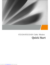 Huawei CG1241 Quick Start Manual