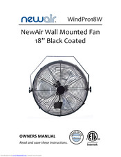 NewAir WindPro18W Owner's Manual