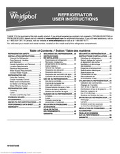 Whirlpool WRS335FDDB User Instructions