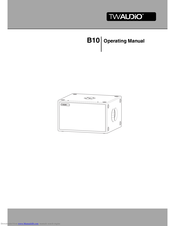 TW Audio B10 Operating Manual