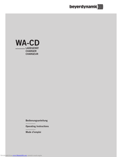 Beyerdynamic WA-CDb Operating Instructions Manual