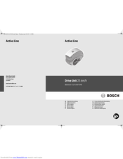 Bosch Active Line series Original Instructions Manual
