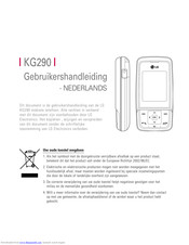 LG KG290 User Manual