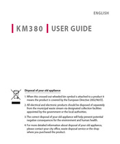 LG KM380 User Manual