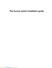 Netberg Aurora 220 Installation Manual