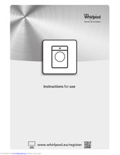 Whirlpool WWDE 7512 Instructions For Use Manual