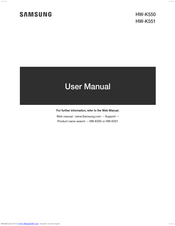 Samsung HW-K551 User Manual