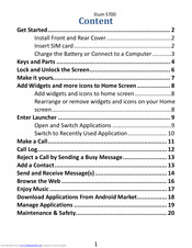 Lanix Ilium S700 User Manual