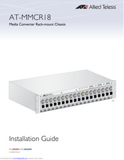 Allied Telesis AT-MMCR18 Installation Manual