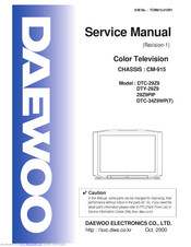 Daewoo DTC-29Z9 Service Manual