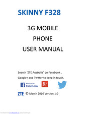 Zte SKINNY F328 User Manual