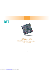 DFI BT100 User Manual