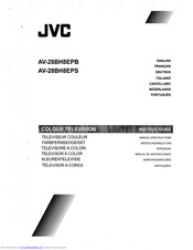 JVC AV-28BH8EPB Instructions Manual