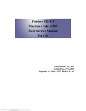 Ricoh SR4110 Field Service Manual