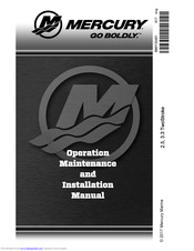 Mercury 2.5 TwoStroke Operation, Maintenance & Installation Manual