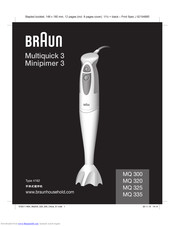 Braun MQ 325 User Manual