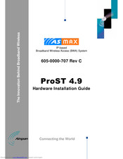 Airspan ProST 4.9 Hardware Installation Manual