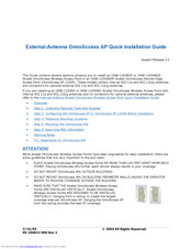 Alcatel-Lucent OAW-1200ABGE Quick Installation Manual