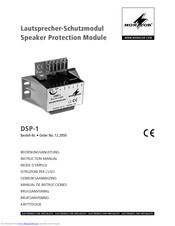 Monacor DSP-1 Instruction Manual