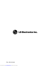 LG WD-12580BD Owner's Manual
