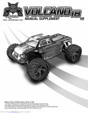 Redcat Racing Volcano-18 V2 Manual Supplement