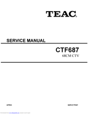 Teac CT-F687 Service Manual