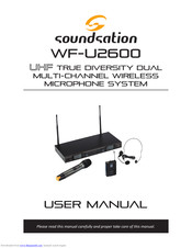 soundsation WF-U2600 User Manual